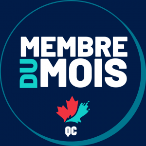 Les membres de l’Équipe du Québec ayant participé à la compétition SYNC sont nos membres du mois de juillet !