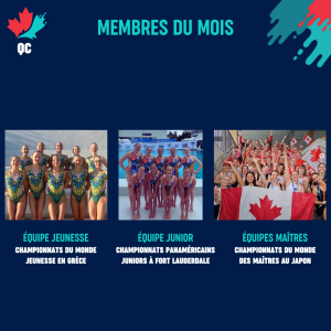 Les Québécois bien présents sur la scène internationale