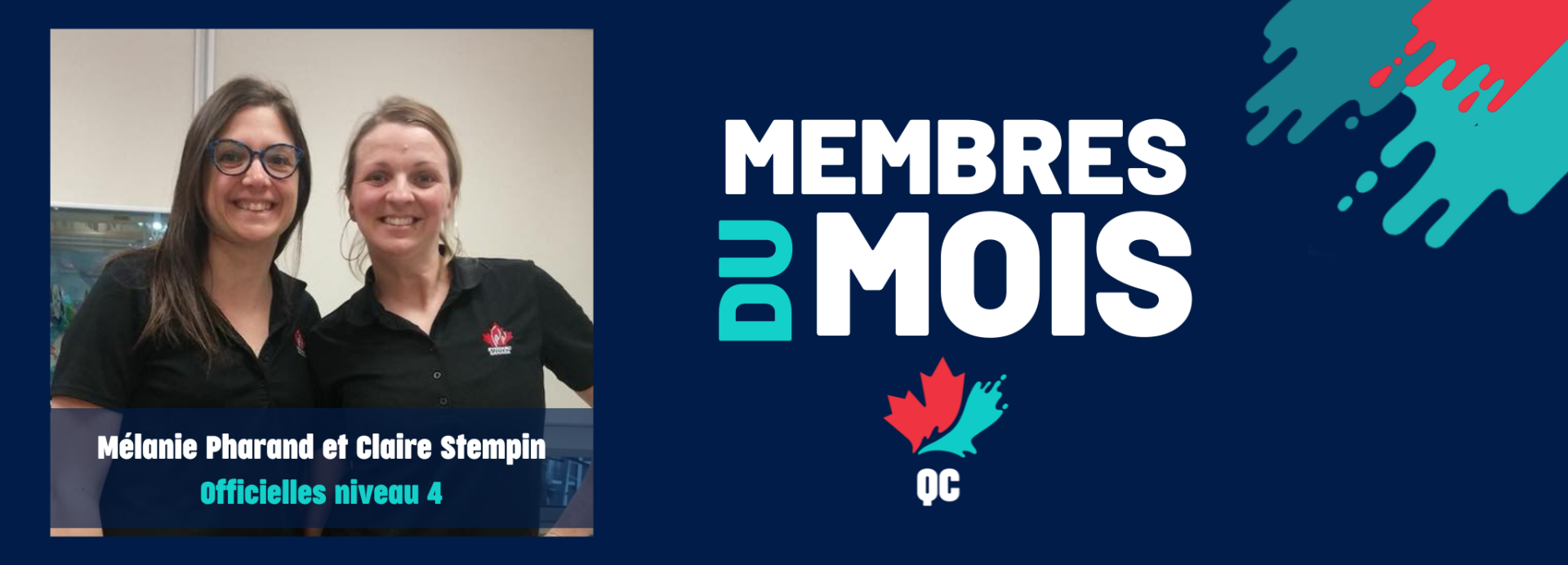 Mélanie Pharand et Claire Stempin sont désormais officielles niveau 4 !