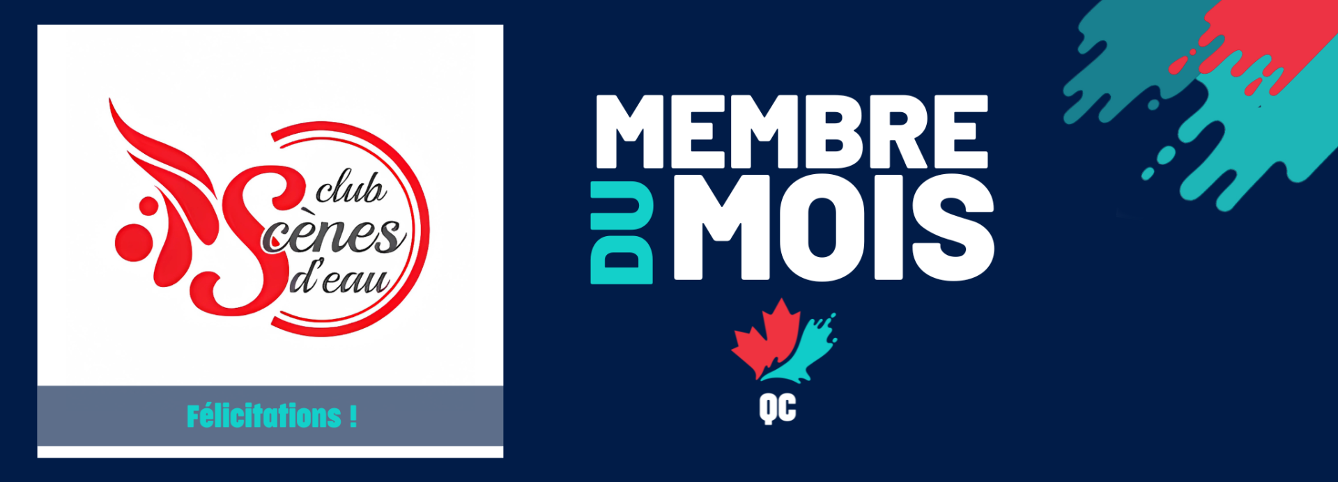 Le Club Scènes d’eau est de retour dans le réseau de compétition provincial!