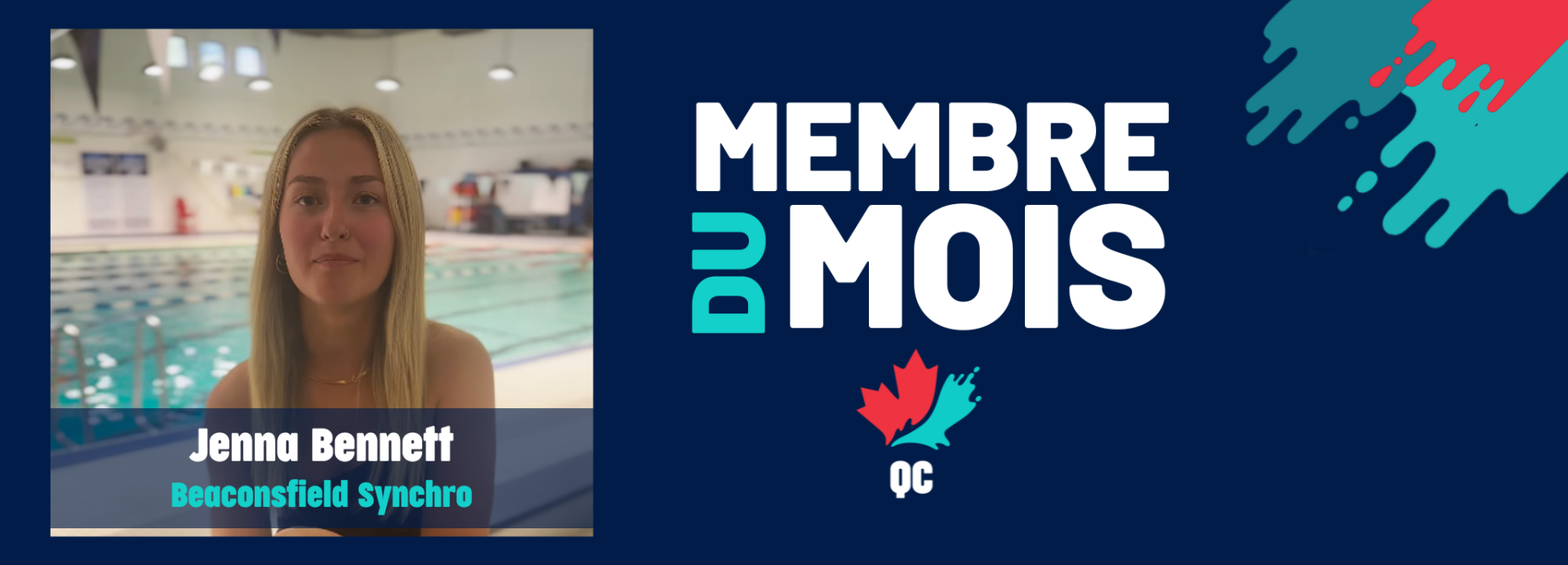 Jenna Bennett est la membre du mois de juillet, présentée par All Tides