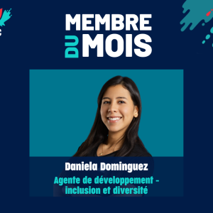 Daniela Dominguez, membre du mois de juillet, présentée par All Tides